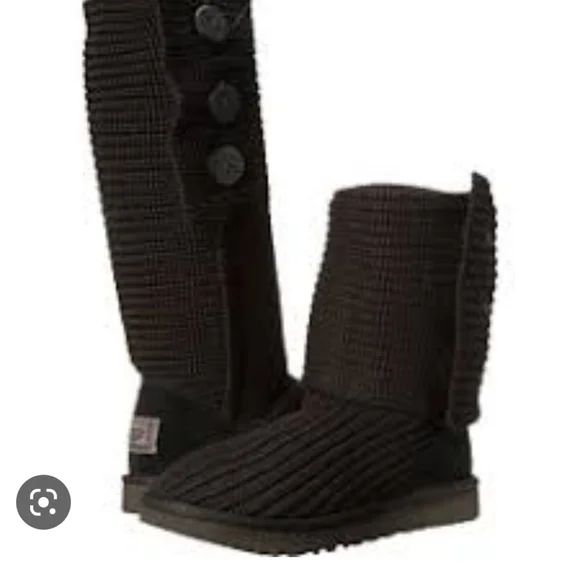 UGG Cardi Boots Knit Tall sz7 - Picture 2 of 13
